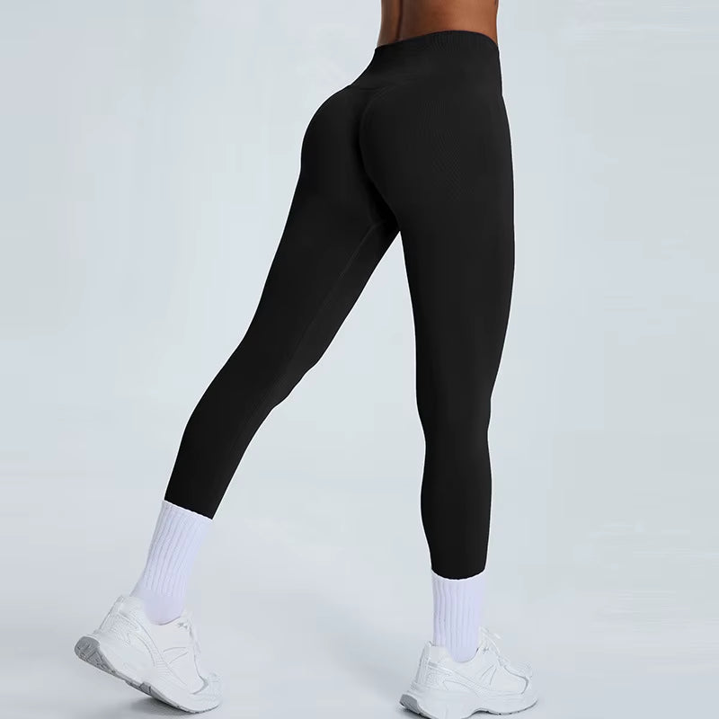 Seamless Women Yoga Leggings Fitness Leggings Running Cycling Pants Push up Sports Legging High Waist Workout Gym Clothing Tight