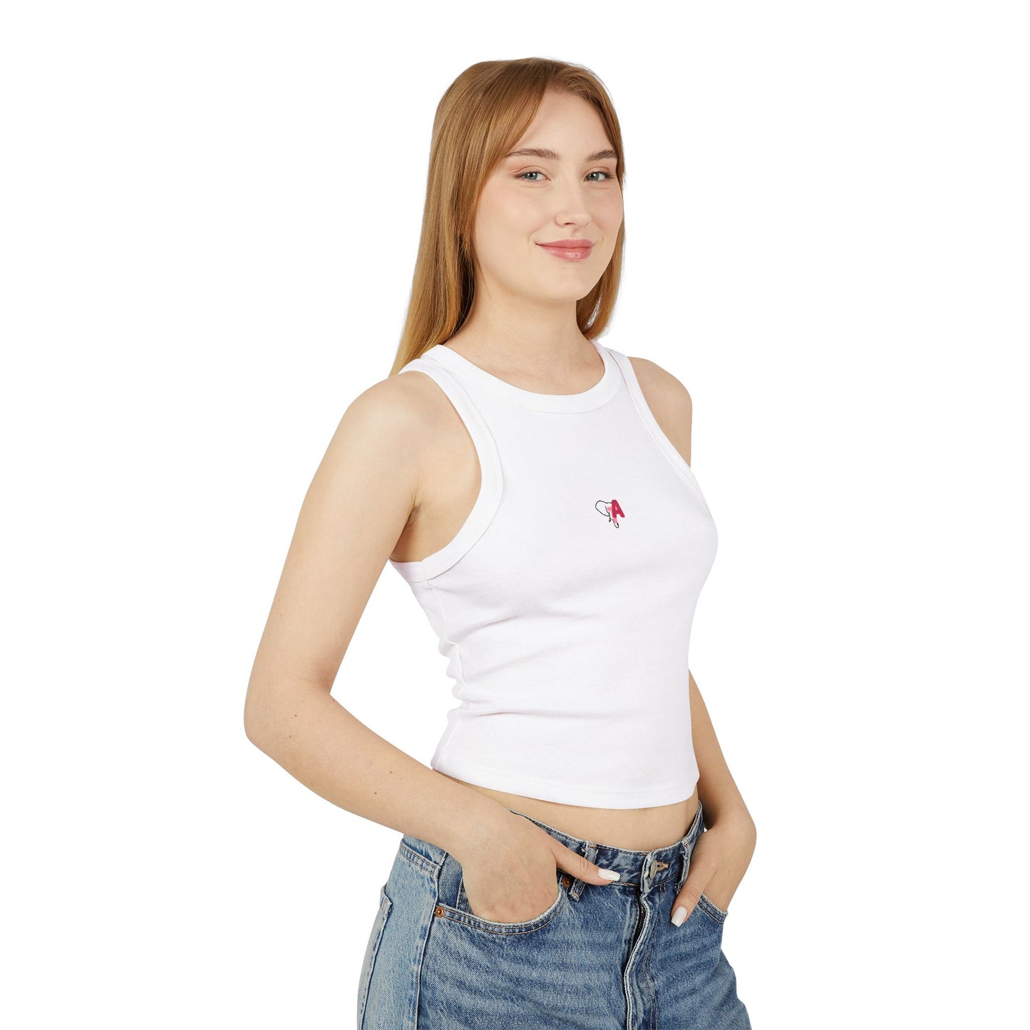 Racer-Tanktop mit Mikroripp für Damen