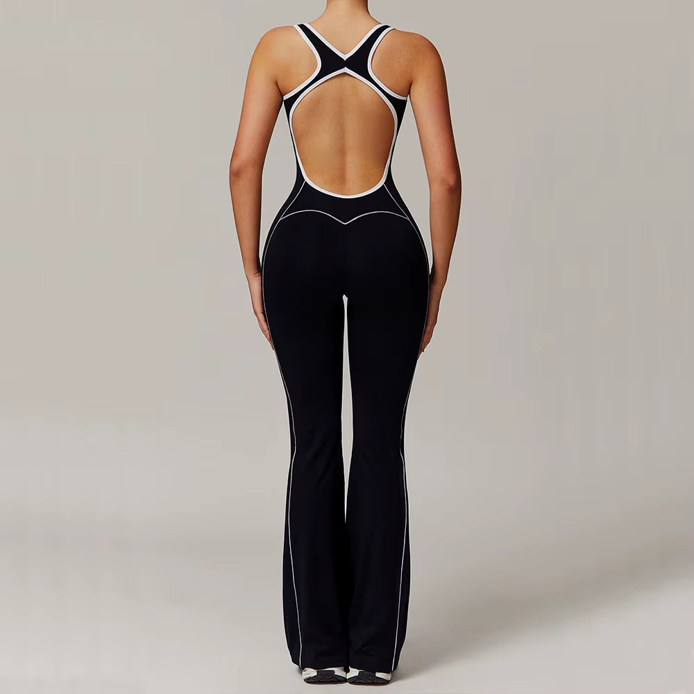 Yoga Suit Women Training Gym Set Sportswear Women Sports Jumpsuit Fitness Rompers Stretch Female Push up Suit Workout Bodysuits