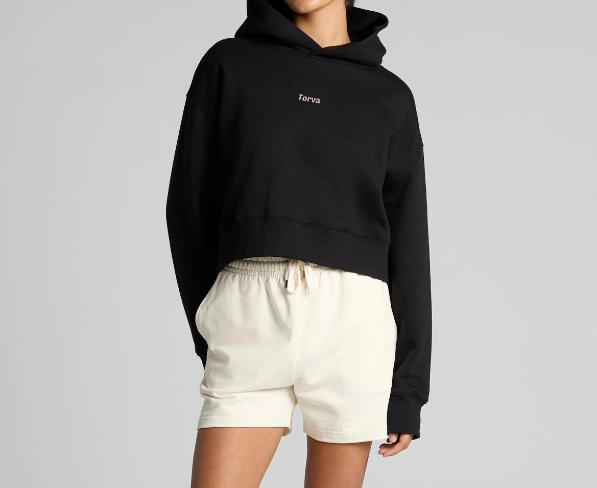 Damen Relax Crop Hood