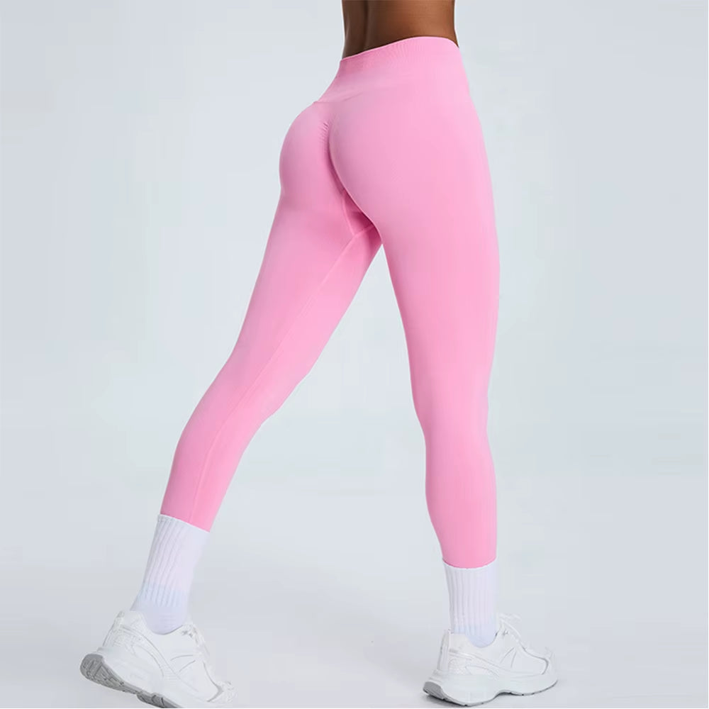 Seamless Women Yoga Leggings Fitness Leggings Running Cycling Pants Push up Sports Legging High Waist Workout Gym Clothing Tight